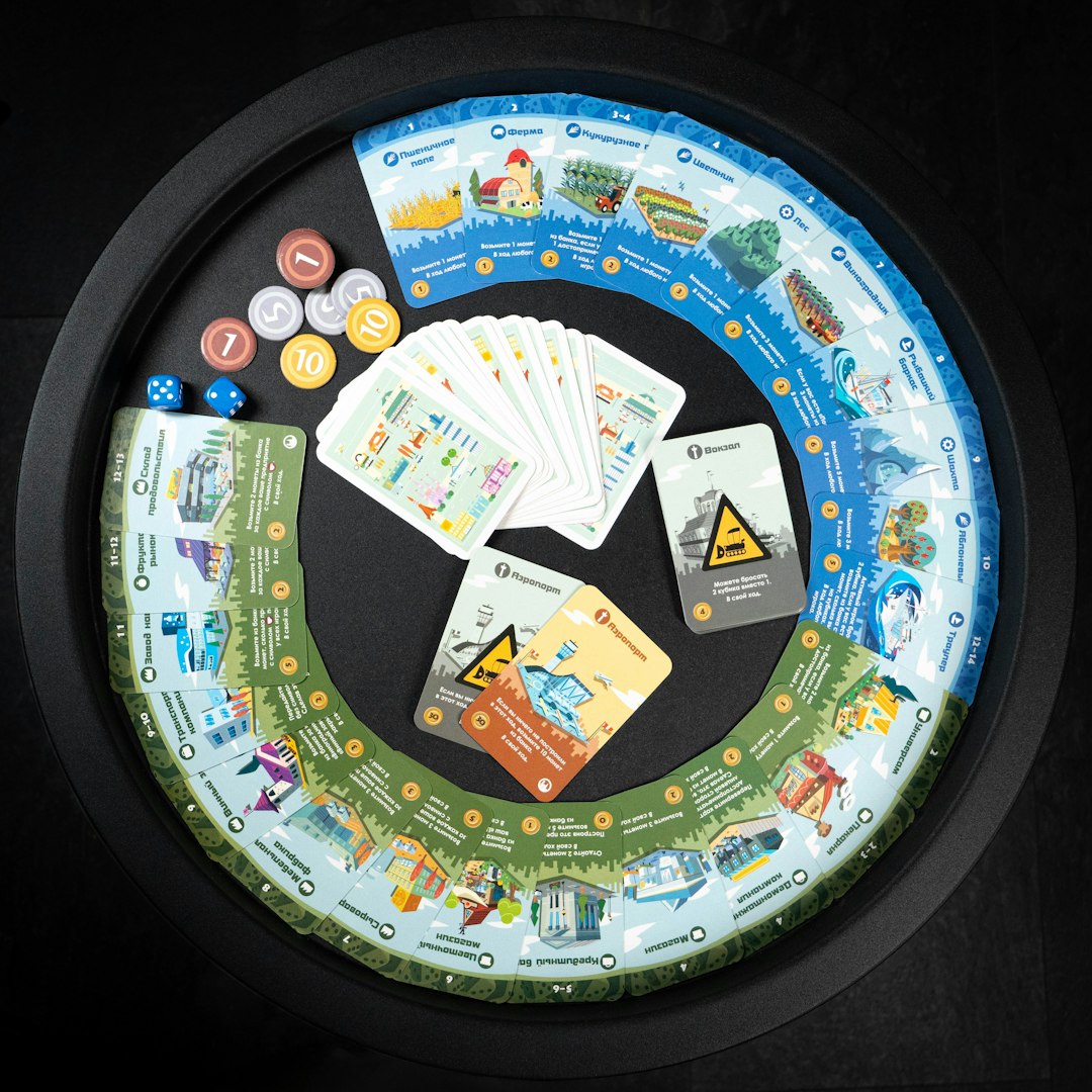 Players managing resources and currency in a detailed economic simulation board game